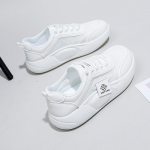 Mood Mood Naiste Vabaajajalatsid Hingav V&otilde;rk Madalad Kingad Daam J&otilde;usaal Sport Jooksmine K&otilde;ndimine Tossud Paksu Tallaga K&otilde;rgendavad Kingad 35 (US 5) valge