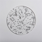 1/2 tk akr&uuml;&uuml;lklaasist libisemisvastane matt Kuldfoolium veekindel kuumatarbed soojusisolatsioon &uuml;mmargune teealus vaik lauamatt alus Posavasos