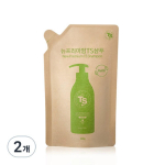 TS New Premium Refillable Shampoo Lavender Fragrance, 500g, 2 units beige