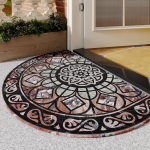 Sissep&auml;&auml;su uksematt arenenud tunnetusega koduuks libisemiskindel ja mustust kinni pidav matt retro sissep&auml;&auml;su uksematt 80x120cm