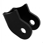 Curved Axle Shock Bracket Auto Accessories Weld on Professional Black Welding Required Vehicle Part