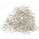 200pcs Split Rings Double Loop Jump Ring Diameter 6mm 8mm for Jewelry Making 2 Color choice -