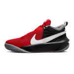 Nike Team Hustle D10 GS University Red Black Laste tossud Particle-Grey White CW6735-607 37.5