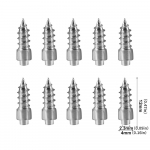 50 tk autorehvi naastud libisemisvastased kruvid naelad auto mootorratas jalgratta veoauto Maastikurehv j&auml;&auml;vastane naelu lumetald rehvi klambrid 50pcs