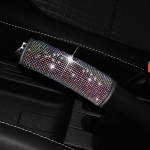 Bling Rhinestones Crystal auto turvav&ouml;&ouml; &otilde;lapadi K&auml;sipiduri kate K&auml;iguvahetuse kate Auto Bling Aksessuaarid Sisustus naistele