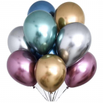 50/100PCS Metal Balloons Wedding Christmas Halloween Birthday Party Creative Decoration of Holiday Scenes Solid color Balloons 50PCS