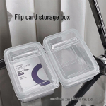 L&auml;bipaistev klapp-top kaardi hoiukarp, tolmukindel ja kaasaskantav, ideaalne kaartide ja s&uuml;learvutite jaoks 11.8*8.3*4.5