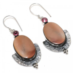 Mookaite, Rubillite Handmade 925 Sterling Silver Earring 2.40 h5i09