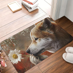 1 tk V&auml;simusvastased k&ouml;&ouml;givaibad, OneHouse DogDaisy Print veekindel, libisemisvastane paks polsterdatud k&ouml;&ouml;gimatt Tugeva t&ouml;&ouml;v&otilde;imega mugav k&ouml;&ouml;gimatt 40*60cm