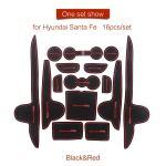 Hyundai Santa Fe 2025 2025 TM jaoks Libisemisvastased V&auml;ravaava Tassialuse Matid Ukse Soonte Padjad Tarvikud Libisemisvastased Matid Alusalused 16 tk/komplekt 16pcs