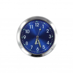 1tk mini sinine autokell helendavatele autodele sisemine kleebisega digitaalne kell kellad autokaunistus 40mm sinine