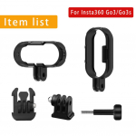 Insta360 Go 3 3S tarvikute adapteri kaitseraam Insta360 Go3 / GO3S kinnitusadapteri kronsteini stabilisaatori laiendamiseks