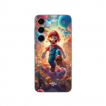 Coque - Maniacase - Samsung Galaxy S24 FE - Souple - Super Mario Bros - Noir