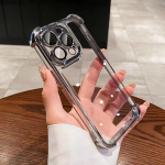 iPhone 16 15 14 13 12 Pro Max Samsung S24 S23 Plus A05 A06 A14 A15 A16 Redmi Note 13 12 Pro jaoks l&auml;bipaistev t&auml;isobjektiivikaitse p&otilde;rutuskindel telefoni&uuml;mbris Redmi Note 9 Pro/Note 9S