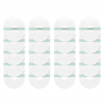 20 tk ovaalne andur Fikseeriv kleeplint &Otilde;mblusteta tarvik Libisemisvastane laia kasutusega eell&otilde;ikeandur