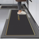 Vastupidavad, vett imavad, libisemiskindlad k&ouml;&ouml;gip&otilde;randamatid: Pehmed, Lihtsalt Hooldatavad, Mustust H&uuml;lgavad Diatomiitsavi Matid 60x90 cm