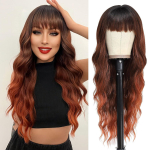 Naiste Lady Parukad Long Body Laineline Parukas Kuumakindel Fiber Smooth Party Cosplay A