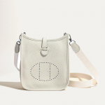 H Home Ehtsast nahast Evelyne naiste mini-Togo nahast Crossbody kandekott 17cm x 6cm x 20cm