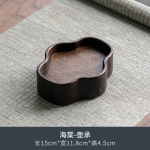 Jaapani stiilis p&auml;hklipuidust kuiv mullilaud kodu jaoks, imitatsioonlakk, t&auml;ispuit, v&auml;ike teelaud, Kung Fu tee komplekt, teekannipadi, potialus, teekandik