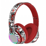 Uued V&auml;rvilised Grafiti K&otilde;rvaklapid LED Juhtmevabad Bluetooth Peakomplektid Hifi Stereo Kokkupandavad M&auml;nguri K&otilde;rvaklapid M&uuml;rasummutus K&auml;ed-vabad