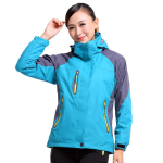 Naiste 3-in-1 talvemantlid lumesuusajope veekindel tuulekindel fliisvoodriga talvejope parka L