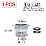 Messing 1/2 x M16 M18 M20 M22 M24 M28 Keermega &Uuml;hendus H&otilde;bedane Segisti Liitmikud Veepuhasti Tarvik K&ouml;&ouml;gi Vee Kraani Adapter
