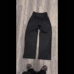 American Retro kahekihilised dressip&uuml;ksid Y2K p&uuml;ksid Unisex naiste &uuml;hev&auml;rvilised kirjaga graafilised tikitud vabaaja kottis dressip&uuml;ksid S must