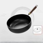 K&auml;sitsi sepistatud haamrimustriga malmpann koduseks praadimiseks Mittekleepuv pann Katmata lame pann Induktsiooni- ja gaasipliidi universaalne lame pann 32cm