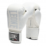 LEONE 1947 Poksikindad Unisex S&uuml;nteetiline Nahk Takjakinnitusega Maoori Mustri Disain Suurus V&auml;ike 10oz 10M Valge GN070 [UUS MAOORI] / [Originaaltoode]