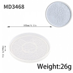 K&auml;sitsi valmistatud loominguline &uuml;mmargune alus silikoonvorm DIY kohvialuse k&auml;sit&ouml;&ouml;aluse valmistamine kipsist epoks&uuml;vaigust klaasialus valuvorm 1