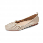 Prantsuse retro ruudukujulise nina plisseeritud pehme tallaga vanaema kingad naiste mitmek&uuml;lgsed madala kontsaga kingad 35 roosa