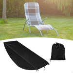 Patio Chaise Chair Cover, Outdoor Lounge Cover Easy to Use Lightweight Dustproof Protector