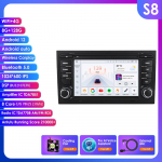 Hizpo 4G-LTE Carplay 7-tolline Android Auto raadio GPS A4 B9 B8 B7 B6 S4 RS4 SEAT Exeo jaoks Multimeedia RDS 2din Autoraadio Stereo Video Intelligentsne Navigatsioon S8 8Core 8G 128G AI