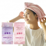 [Turban Style] Kiiresti kuivav juukser&auml;tikum&uuml;ts, imav juukseturban kiireks kuivamiseks, paks juuksem&auml;his salongis kasutamiseks (Lilla)
