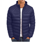 Meeste talvejope soe Slim Fit paks mantel vabaaja jope pealisriided top pluus XXL tumesinine