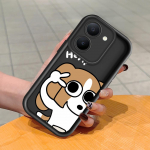 Pehme silikoonist ruudukujulise redeli mustriga telefoni&uuml;mbris, t&auml;ielikult kattev, kaamera p&otilde;rutuskindel kaitse, kummist &uuml;mbris Vivole Vivo Y18E tumepunast v&auml;rvi