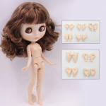 ICY DBS blyth nukk 1/6 bjd m&auml;nguasi liigendkeha valge nahk l&auml;ikiv ja matt n&auml;gu 30cm m&uuml;&uuml;gil erihind m&auml;nguasi kingitus anime nukk doll and hands AB
