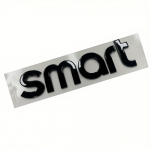 1 tk 3D Kroomitud ABS Nutikad T&auml;hed Logo Auto Esiosa Kapoti Embleemi Kleebis Tagumine Pagasiruumi Embleemi Kleebised Smarti Kaunistamiseks must