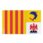 Provence-Alpes-C&ocirc;te d'Azuuri lipp &ndash; 96 x 144 cm &ndash; Pol&uuml;ester &ndash; Metallist aasad &ndash; Vastupidav puhas