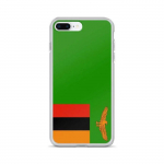 Coque T&eacute;lephone Drapeau Zambie &ndash; iPhone 8 Plus