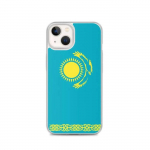 Coque iPhone &ndash; Kasahstan &ndash; Drapeau officiel &ndash; Supp &ndash; Mitmev&auml;rviline &ndash; Vertikaalne asend