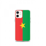 Coque iPhone &ndash; mitmev&auml;rviline &ndash; Drapeau Burkina Faso &ndash; Supp &ndash; TPU &ndash; &Uuml;hilduv iPhone 12 mini
