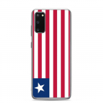 Coque T&eacute;l&eacute;phone &ndash; Samsung &ndash; Galaxy S24 &ndash; Drapeau du Liberia &ndash; Souple &ndash; mitmev&auml;rviline
