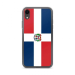Coque T&eacute;lephone Drapeau R&eacute;publique Dominicaine &ndash; iPhone XR