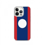 Coque iPhone &ndash; Drapeau Laos &ndash; iPhone 13 Pro &ndash; Souple &ndash; T&auml;ielik kaitse &ndash; Mitmev&auml;rviline