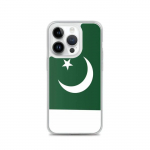 Coque iPhone &ndash; Mitmev&auml;rviline &ndash; Drapeau Pakistan &ndash; Supp &ndash; Silikoon &ndash; Vertikaalne