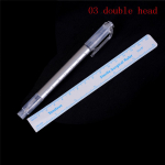 Professionaalne kirurgiline nahamarker, tattoo augustamine kulmude p&uuml;sim&otilde;&otilde;t joonlauaga Double Head