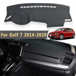 Car Dashboard Cover For Volkswagen Golf 7  2018 2017 2016 2015 2014 Auto Mats Sun Shade trume Panel Accessories Pad LHD Black