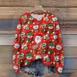 Naiste j&otilde;ulukampsun Armas l&otilde;bus j&otilde;ulukampsun S&uuml;gis ja talv Pikkade varrukatega kootud kampsun L