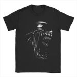 Alien Movie Xenomorph T-s&auml;rk Meeste Puhas Puuvillane H&auml;mmastav T-s&auml;rgid &Uuml;markraega T-s&auml;rgid L&uuml;hikeste varrukatega Topid Kingiidee XXXXXL